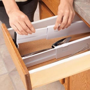 Set 2 separatoare extensibile, reglabile pentru sertare - Img 4