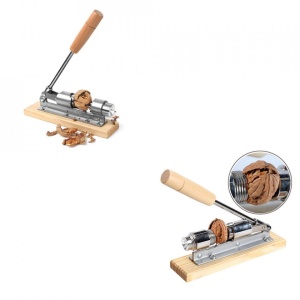 Spargator manual pentru nuci, awwaline, material otel si lemn - Img 4