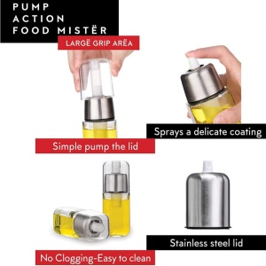 Sticla cu Pulverizator pentru Ulei sau Otet, awwaline, 180ml, Compatibil Diverse Lichide, Calitate si Design Premium - Img 5