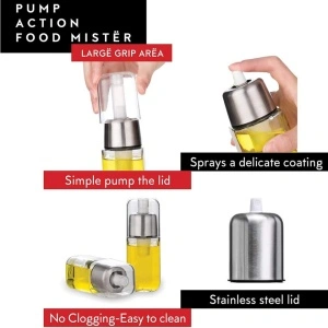 Sticla cu Pulverizator pentru Ulei sau Otet, awwaline, 180ml, Compatibil Diverse Lichide, Calitate si Design Premium - Img 5