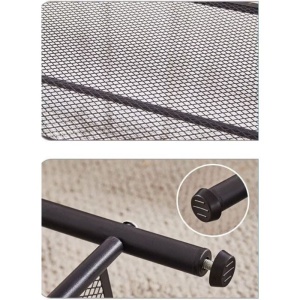 Suport metalic pentru incaltaminte cu 4 etaje, awwaline, negru, 80 x 28 x 75 cm - Img 5