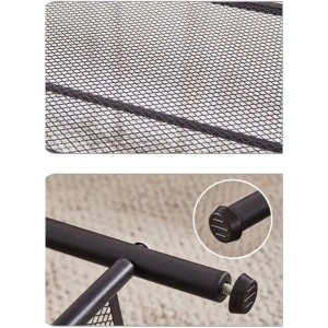 Suport metalic pentru incaltaminte cu 4 etaje, awwaline, negru, 80 x 28 x 75 cm - Img 5