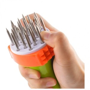 Ustensila pentru fragezit carnea, awwaline, multicolor, 24 de tije ascutite din inox - Img 3