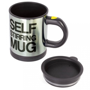 Cana cu amestecare automata, Self Stirring Mug, ideala pentru ness, ciocolata calda - Img 2