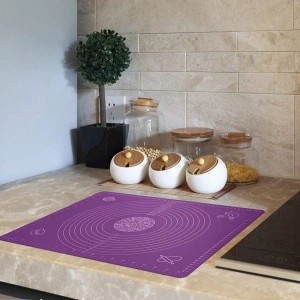 Covoras din silicon alimentar, 50 x 40 cm, awwaline®, MOV, rezistent la temperaturi ridicate, ideal pentru framantat aluat - Img 2