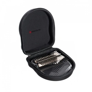 Kalimba, Instrument muzical cu 17 note, Sticla transparenta, model urechi ursulet - Img 6
