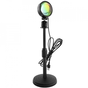 Lampa de veghe cu proiectie Sunlight, awwaline®, reglabila pe inaltime, rotatie 360 grade, lumina ambientala pentru atmosfera romantica - Img 2