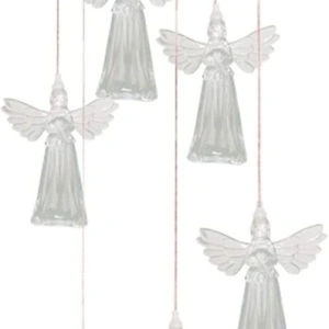 Lampa solara LED tip clopotei de vant, awwaline, multicolor, 6 ingerasi, impermeabil, incarcare solara