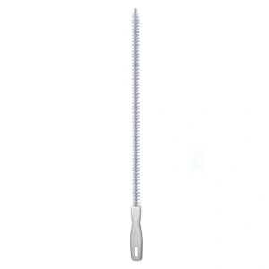 Perie desfundare scurgere, awwaline, alba, plastic si sarma, reutilizabila, 60 cm, ideala pentru chiuveta, cada, scoate usor firele de par - Img 8