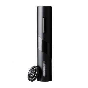 Set tirbuson electric si accesoriu taiere sigiliu, awwaline, negru - Img 2