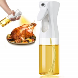 Sticla cu Pulverizator pentru Ulei sau Otet, awwaline, alba, 210ml, Compatibil Diverse Lichide, Calitate si Design Premium - Img 1
