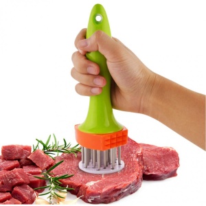 Ustensila pentru fragezit carnea, awwaline, multicolor, 24 de tije ascutite din inox - Img 4