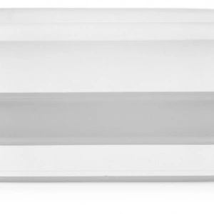 Cos multifunctional pliabil din plastic, awwaline, alb/gri, 38 litri, ideal pentru rufe - Img 4