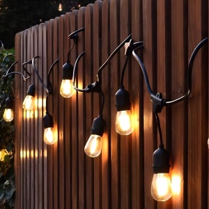 Ghirlanda Luminoasa Decorativa, awwaline, Neagra, Incarcare Solara sau USB, Becuri LED Lumina Calda, Interconectabila, 9 programe de lumini, 2W/bec, 3000K, IP65, ideala pentru Interior/Exterior/Gradina - Img 3