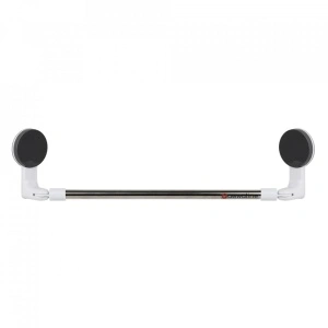 Suport pentru prosoape, awwaline, alb, 34 cm, prindere cu ventuza, permite montarea pe colt - Img 5