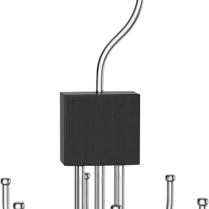 Umeras rotund cu 6 carlige, awwaline, rotire 360 grade, 9.9 x 14 cm, ideal pentru curele, esarfe, sutiene, genti, bijuterii