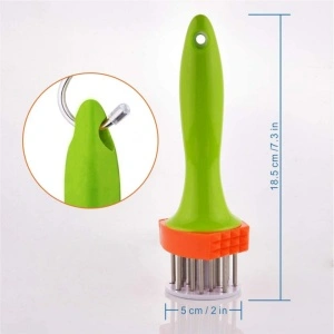 Ustensila pentru fragezit carnea, awwaline, multicolor, 24 de tije ascutite din inox - Img 5