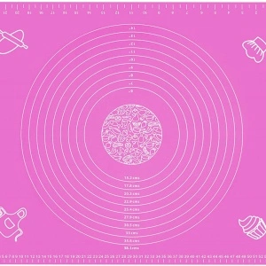 Covoras din silicon alimentar, 65 x 45 cm, awwaline®, ROZ, rezistent la temperaturi ridicate, ideal pentru framantat aluat - Img 5
