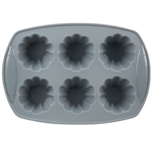 Forma briose, floare, silicon, 6 buc - Img 4