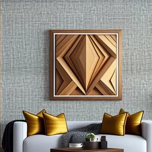 Rola Tapet 3D Autoadeziv, awwaline, gri, Design In Relief, 280 x 50 cm, moale la atingere, usor de montat - Img 4