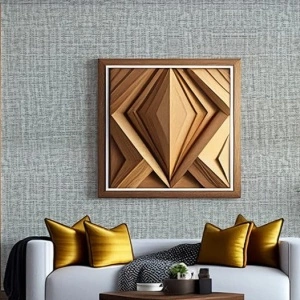 Rola Tapet 3D Autoadeziv, awwaline, gri, Design In Relief, 280 x 50 cm, moale la atingere, usor de montat - Img 4