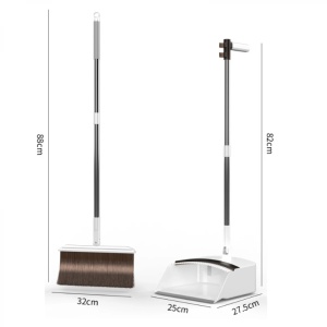 Set matura si faras pliabil, awwaline, alb, sistem de autocuratare, coada inox, peri moi de 8 cm - Img 8