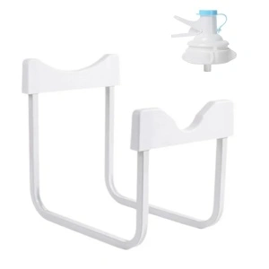 Suport pentru bidon apa cu dozator, awwaline, alb, portabil, ideal pentru bucatarie, birou, camping - Img 2