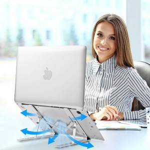 Suport reglabil pentru laptop, Macbook, iPad sau tableta, awwaline®, 7 "-15,6", Aluminiu - Img 6