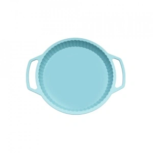 Tava copt rotunda, awwaline®, turcoaz, silicon, manere intarite
