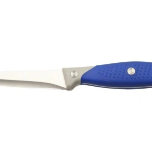 Cutit de bucatarie otel inoxidabil, awwaline, lama 11 cm, Universal, Albastru, Maner Antialunecare - Img 3