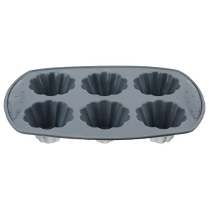 Forma briose, floare, silicon, 6 buc - Img 5