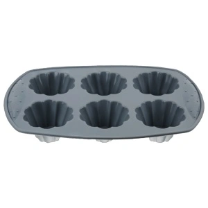 Forma briose, floare, silicon, 6 buc - Img 5