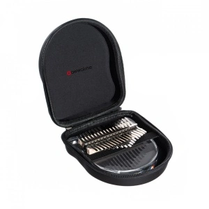 Kalimba, Instrument muzical cu 17 note, Sticla transparenta, model urechi pisica - Img 6