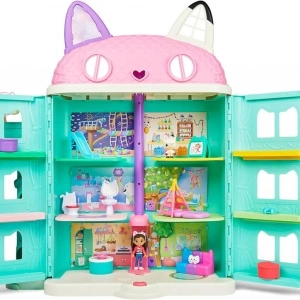 Set de joaca cu figurina si accesorii, Casa lui Gabby - Casa Purrfect a lui Gabby, Gabby's Dollhouse