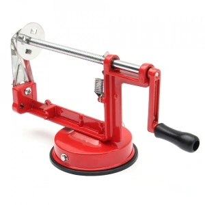 Aparat taiat in spirala, awwaline®, rosu, inox, ideal pentru cartofi, mere - Img 2