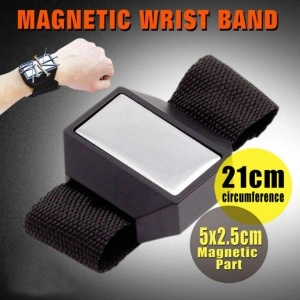 Bratara cu magnet pentru cuie, suruburi, unelte, ideala pentru bricolaj/croitorie - Img 5
