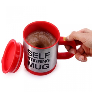 Cana cu amestecare automata, Self Stirring Mug, ideala pentru ness, ciocolata calda - Img 1