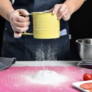 Covoras din silicon alimentar, 65 x 45 cm, awwaline®, ROZ, rezistent la temperaturi ridicate, ideal pentru framantat aluat - Img 7