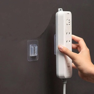 Suport dublu de fixare cu adeziv acrilic, awwaline, transparent, ideal pentru agatat si suspendat obiecte - Img 6