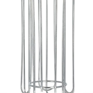 Suport metalic 30 capsule cafea, argintiu, 9.5 x 25 cm, compatibil Nespresso, Lavazza - Img 3