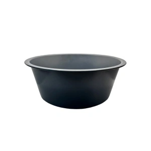 Tava copt rotunda, awwaline, otel carbon, gri, 26.5 x 9.5 cm, non stick, usor de curatat, ideala pentru tort, cheesecake