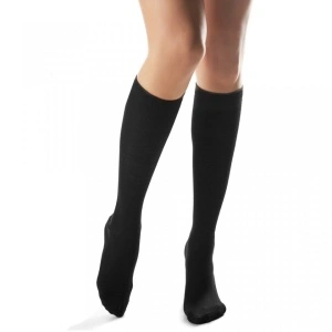 Ciorapi compresivi, anti-oboseala, unisex, marime universala, negru - Img 1