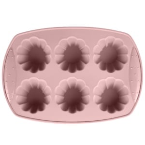 Forma briose, floare, silicon, 6 buc - Img 6