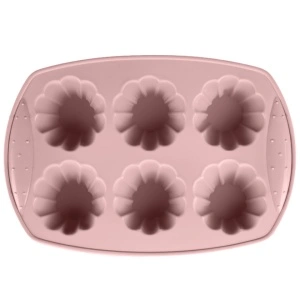 Forma briose, floare, silicon, 6 buc - Img 6