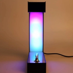 Glob pamantesc magnetic plutitor cu iluminare LED, awwaline, negru, 17.3 cm x 19.5 cm x 5 cm, prevazut cu pix cromat si suport - Img 4