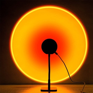 Lampa de veghe cu proiectie Setting Sun, awwaline®, reglabila pe inaltime, rotatie 360 grade, lumina ambientala pentru atmosfera romantica - Img 3