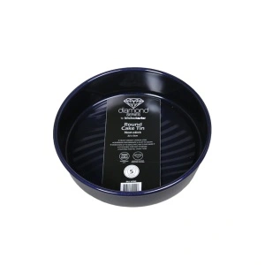 Set 3 tavi cuptor Diamond Series, awwaline, otel carbon, negru metalizat, non stick, usor de curat - Img 4