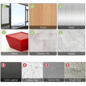 Set 4 suporturi multifunctionale de fixare cu adeziv acrilic, awwaline, transparente, ideale pentru agatat si suspendat obiecte - Img 4