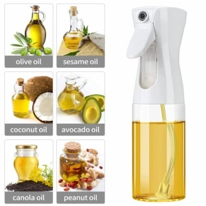 Sticla cu Pulverizator pentru Ulei sau Otet, awwaline, alba, 210ml, Compatibil Diverse Lichide, Calitate si Design Premium - Img 3