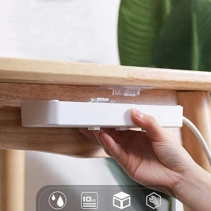 Suport dublu de fixare cu adeziv acrilic, awwaline, transparent, ideal pentru agatat si suspendat obiecte - Img 7